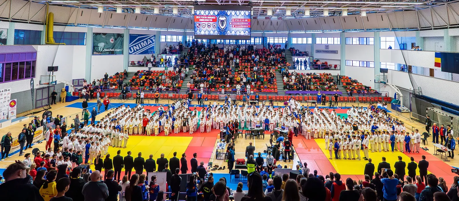 Cupa Miado's: Sala Transilvania plină de judoka și părinți